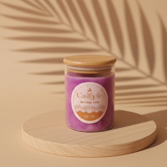 Secret message candle